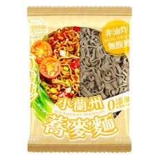 輕食糧飲 小蘭州蕎麥麵/ 綜合口味 非油炸 低脂 低GI SGS認證 快煮麵, 80g, 20個