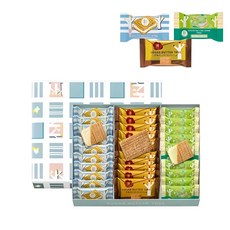 (계절 한정)슈가 버터 트리 샌드 혼합형 32개입 크림 샤인머스캣 캬라멜 ( 선물포장 종이 쇼핑백포함), 1개, 576g