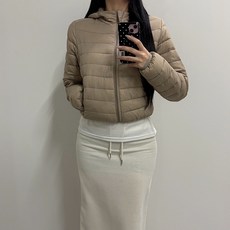 VANANA2 파우치 후드 경량 패딩