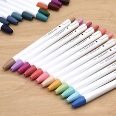 제브라 사용이 편리한 수성 마카 클릭아트 수성 사인펜 컬러펜 12컬러, 퍼플