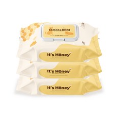 코코와보리 레이온 100% 강아지 고양이 캡형 물티슈 65gsm 엠보싱 도톰 펫티슈, 80개입, 3개