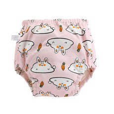 JoyBaby 學習褲 6層紗嬰兒尿布褲 吸水隔尿褲, 兔子, 1個