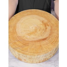 원형 원목 도마 중식당 업소용 통나무 월넛 통원목 정통, 38 x 10 손잡이, 1개, 1L