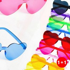 파티용품파티안경 파티분위기 개성표현용 실버무광형 파티안경 효과적인개(1+1옵션 주문수량의 2배수량 배송), 1개, 블랙