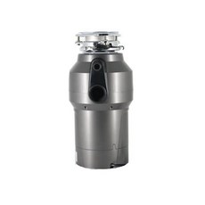 廚餘粉碎機 560W 雙層研磨 低噪音 食物處理機 垃圾處理器 廚餘機 廚餘處理機, 灰色（110V 無線開關）