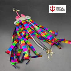 [낚시가게] 트리플 거꾸로 문어채비 문어낚시에 사용하는 선상바다채비, 1개, 1개입