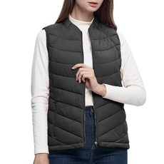 스타일랑 여성 경량 패딩 조끼_코튼캔디 빅사이즈 프리미엄 웰론 조끼 이너아우터 추천!!
