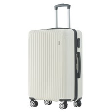 ROYAL POLO皇家保羅 28吋心森活ABS拉鍊硬殼箱 珍珠白 旅行箱