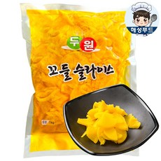 두원 꼬들슬라이스 단무지, 1kg, 1개