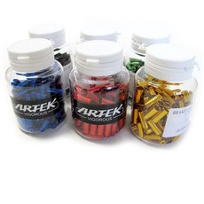 Artek 케이블/YZ-15575 브레이크엔드캡 5.1x15mm 100개병, 블랙