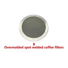 에어로프레스 스테인리스 스틸 디스크 메탈 초박형 필터 커피 메이커 주방 커피 액세서리 신제품, 2) B, 1개