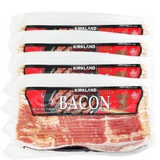 (매장정품) 커클랜드 저염 슬라이스 베이컨 454gx4개입아이스포장 251516, 보냉박스+아이스팩추가(2개추가)