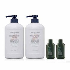 LebeL 肯邦 米胚芽護髮霜 980g 贈送 肯邦茶樹洗髮精 攜帶瓶 75ml, 980ml, 2個