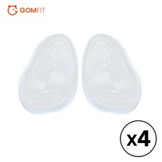 곰피트 2+2 하이힐 발보호 앞꿈치 뒤꿈치 미끄럼 방지 충격흡수 쿠션 패드 4세트(8P)