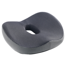 벨라스 인체공학 메모리폼 도넛방석 엉덩이 쿠션, 그레이