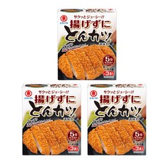히가시마루 튀기지않는 돈가스 가루, 3개, 39g