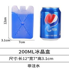 釣魚保冰箱 戶外保溫箱 冷藏箱 家用 商用 便攜小號保鮮冰箱 冷凍箱 外賣送餐箱, 1個, 10個200ml冰磚,內膽升級食品級PU材質-保溫/保冷/保鮮