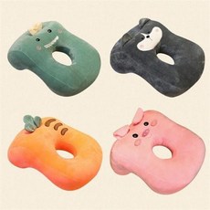 책상 낮잠 베개 부드러운 푹신한 엎드려 사무실 낮잠 베개 목낮잠 수면 사무실용 사이드 독서실 얼굴홀, SN.낮잠베개 강아지