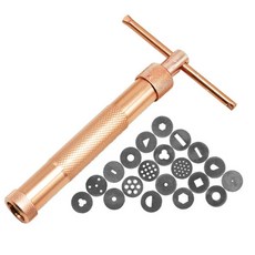 데코 슈가 케잌 케이크 슈가건 크래프트건 베이킹, D. 회전식 진흙 압출기 골드 115g