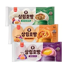 삼립호빵 3봉 세트 ( 야채호빵 + 피자호빵 + 꿀고구마호빵 ), 360g, 3개