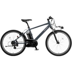 파나소닉 BE-FH671F 전기 보조 자전거 스포츠카 26인치 2025년형 모델, V2: Matte Graish Navy, 26 inches