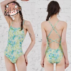 半畝花田 女士連體三角泳衣 韓版新款 專業競速泳衣