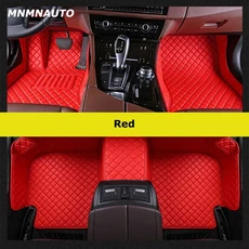 MNMNAUTO 메르세데스 벤츠 EQA EQB EQC EQE EQS 2019-2024 자동차 카펫 Foot Coche Accessorie 용 맞춤형, 01 Red, 04 EQA