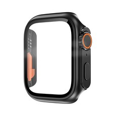 티엑스엘엑스 애플워치 호환 울트라 변신 드레스업 케이스, 다크블랙, 1개