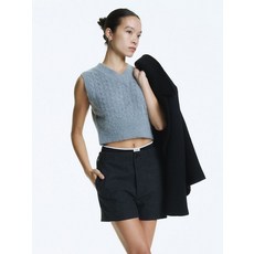 글로니 GLOWNY G CLASSIC WOOL MINI VEST (GRAY) 181327