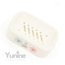 유니룸 오픈 비누각 핑크 화장실비누대받침