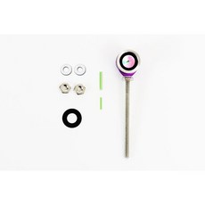 DECUT Tawant 反曲弓準星 競技型瞄準器瞄針 射箭競技準星, 1個, 銀色,1 mm (螢光黃)