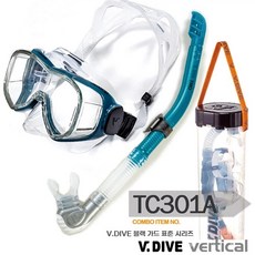 TUSA 스쿠버다이빙 프리다이빙 IMP 33USP 250 3D 블랙블랙 콤보UM, 07 TC301A 【마스크 세미 드, H.TC301A(거울+반건조호흡튜브+배럴)