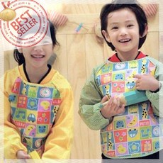포유 미술 가운 요리 앞치마 유아 아동 미술용의류