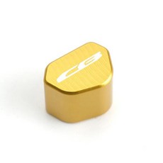 알루미늄 오토바이 버튼 방향 지시등 스위치 키, 1. Gold