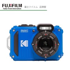 KODAK 柯達 PIXPRO WPZ2 數位相機 防水防塵防摔 潛水浮淺適用 4倍光學變焦, 藍色+32G記憶卡