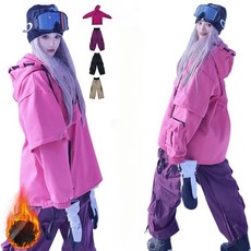 스노우보드웨어 여성 스노우웨어 상하 세트 스노보웨어 2025-2026 신작