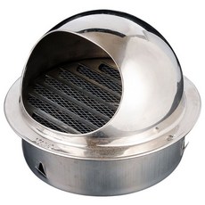 [MJTJ] 후드캡 80mm 150mm 스텐 환기구 배기구 원형 원형캡 외벽후드, 1개