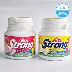 알프스 스트롱 천연향 포도당 캔디 60g 2개 (딸기맛+레몬맛) 두가지맛 러닝캔디 당뇨캔디 포도당캔디