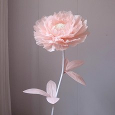 인조 꽃조명 무빙 집들이선물 꽃피는 개폐 복합지 그라데이션 블루 40cm, 분홍색 60cm, 1개