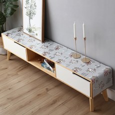 JINGHENG JINGHENG 거실장티비다이 덮개 천 협탁보 커버서랍장테이블러너, 선택18(GE15)_40 x 120cm