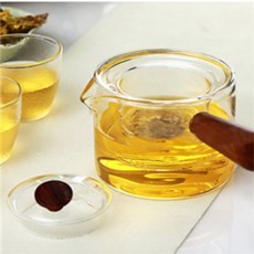 온길상점 내열유리 차포트 400ml 유리거름망