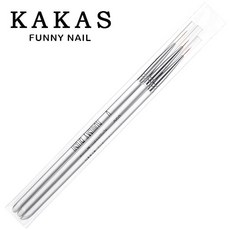 [퍼니네일] 아크릴세필붓3종 5종세트 네일브러쉬 세필브러쉬, 1개, 아크릴세필붓3종세트