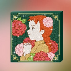 빨강머리앤 간절한 기도 (캔버스 보석십자수) 25x25