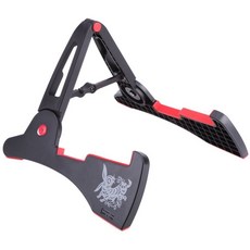 AROMA AGS-03 折疊吉他架 適用於木吉他、電吉他、貝斯、烏克麗麗 黑色, 黑, 1個