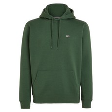 타미힐피거 TOMMY HILFIGER 타미진스 플리스 플레그 패치 기모 후드 DM0DM09593 그린 737811