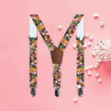 패턴 어린이 멜빵 젤리 유아 등원복 코디 장기자랑 착용 복장