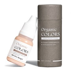 래쉬몬스터 오가닉 수지엠보 색소 아이라인 입술반영구 눈썹문신 스킨커버 10ml, 1개, [엠보 수지] 403 스킨베이지1