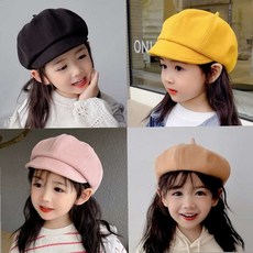 화가 아기 빵떡 베레모 모자 유아 아동