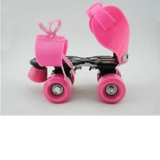 네바퀴 아동/성인 롤러스케이트 롤러슈즈, 핑크, 1개