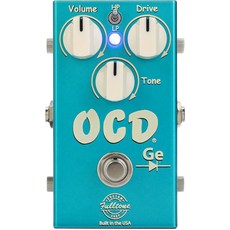 Fulltone Custom Shop OCD-Ge 게르마늄 오버드라이브 디스토션 기타 이펙트 페달 MOSFET 하드 클리핑 빈티지 스타일 다이오드 틸 마감 미국 내장, 기본 옵션